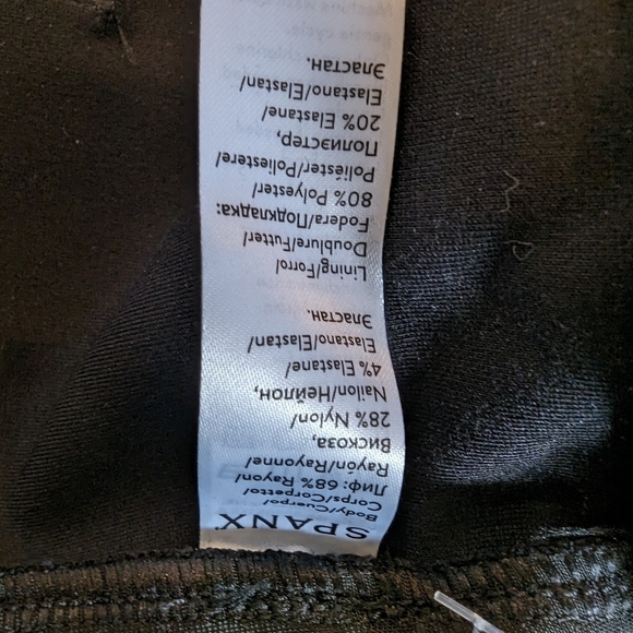 NWT  Spanx Ponte pant black Size 3X petite - Picture 10 of 11
